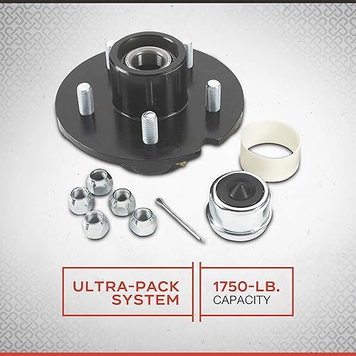 Miniatura 6 de Ultra-Tow ultra-pack remolque Hub4en 4in. 1250Lb. Capacidad