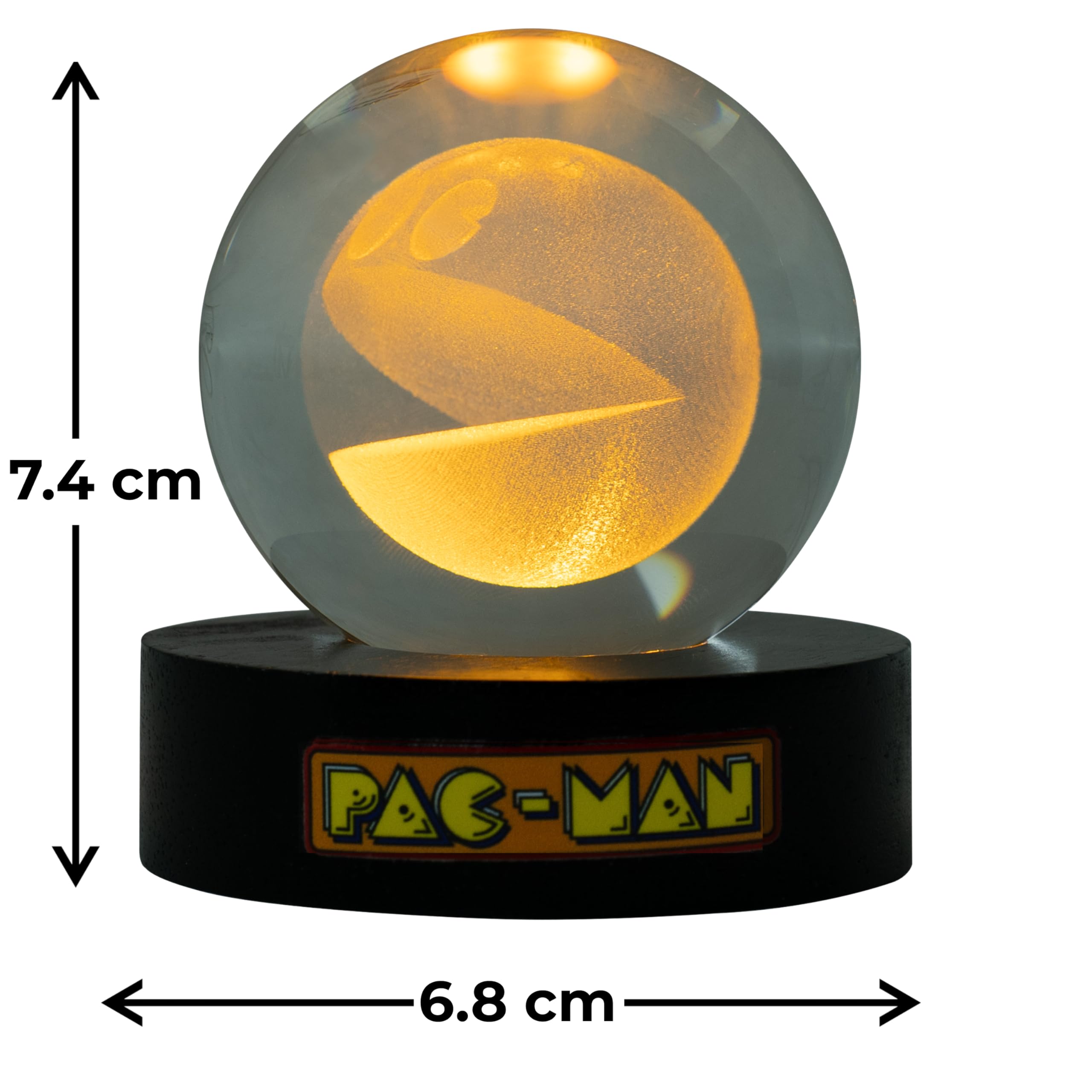 Fizz Creations PAC-Man Crystal Ball Light - Retro Gaming Desk Lamp