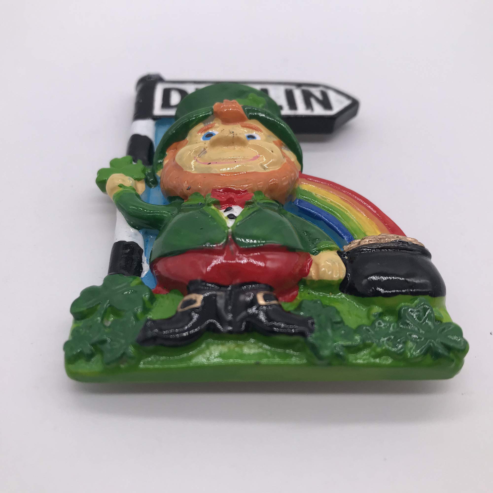 Magnete da frigorifero 3D Irlanda souvenir regalo, resina fatta a mano Irlanda frigorifero magnete casa e cucina decorazione collezione