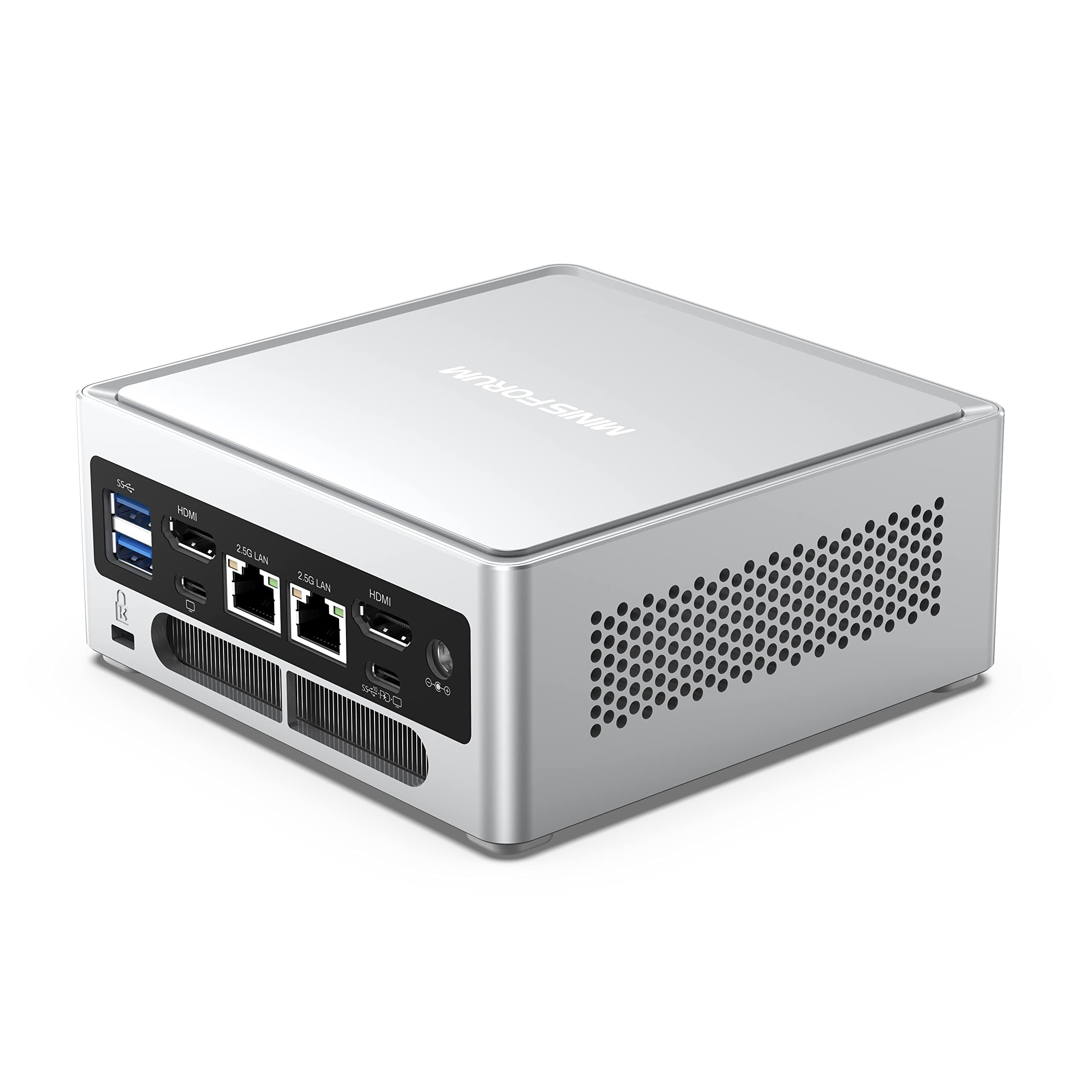 MINISFORUM NAB9 Mini PC, Intel Core i9-12900HK fino a 5,0 GHz, 16 GB RAM, SSD da 512 GB, doppia LAN 2,5G, Wi-Fi 6, Bluetooth 5.2