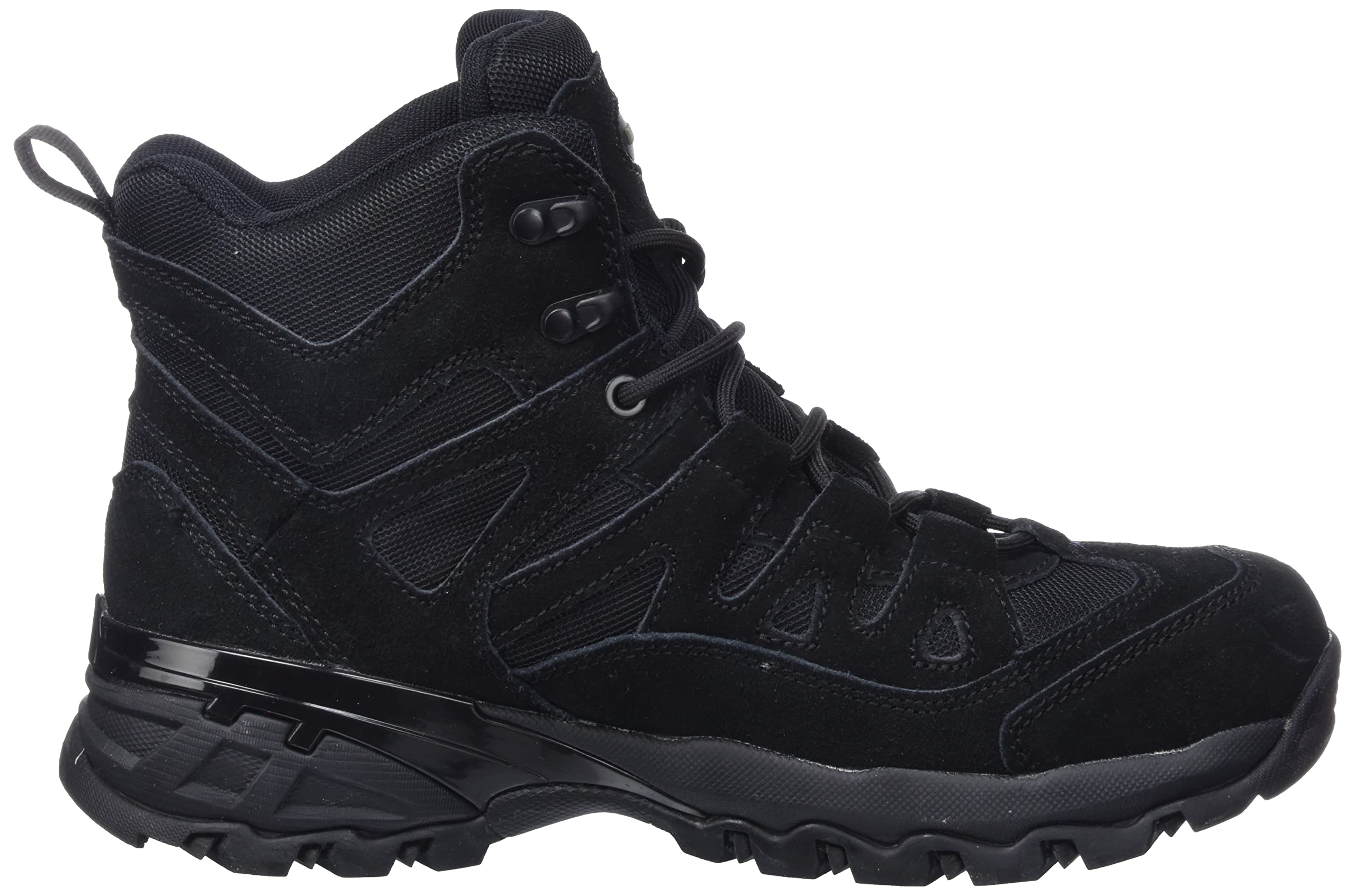 Mil-Tec Squad Stiefel 5 Inch • Taktischer Halbstiefel mit Speed-Lace-System & Zehenkappe • Atmungsaktiver Wildlederstiefel mit EVA-Sohle • Rutschfestes Profil für Outdoor & Arbeit