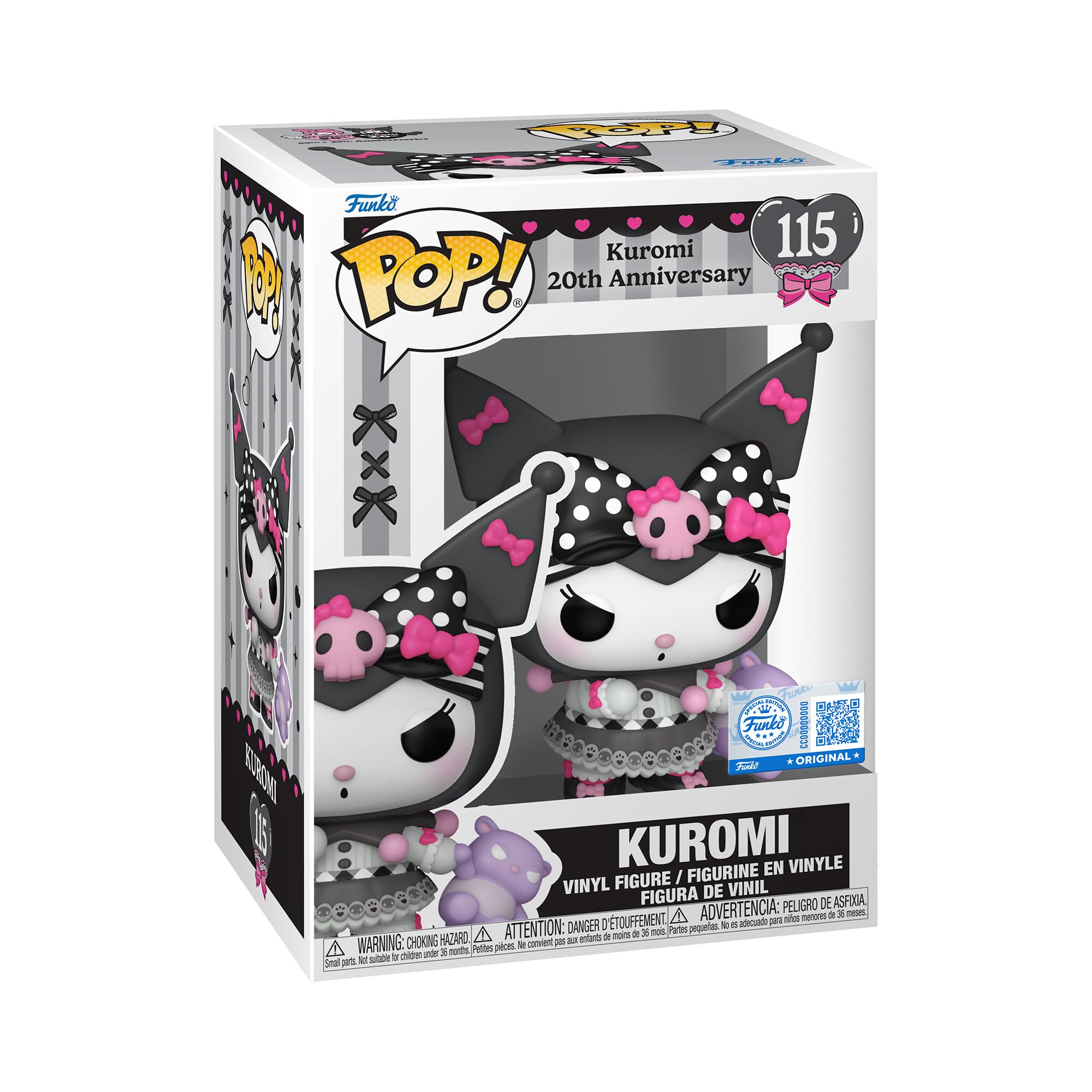 Funko POP! Sanrio: Hello Kitty - Kuromi 20th - Kuromi - Collectable Vinyl Figure - Gift Idea - Official Merchandise - Toys For Kids & Adults - Model Figure for Collectors and Display