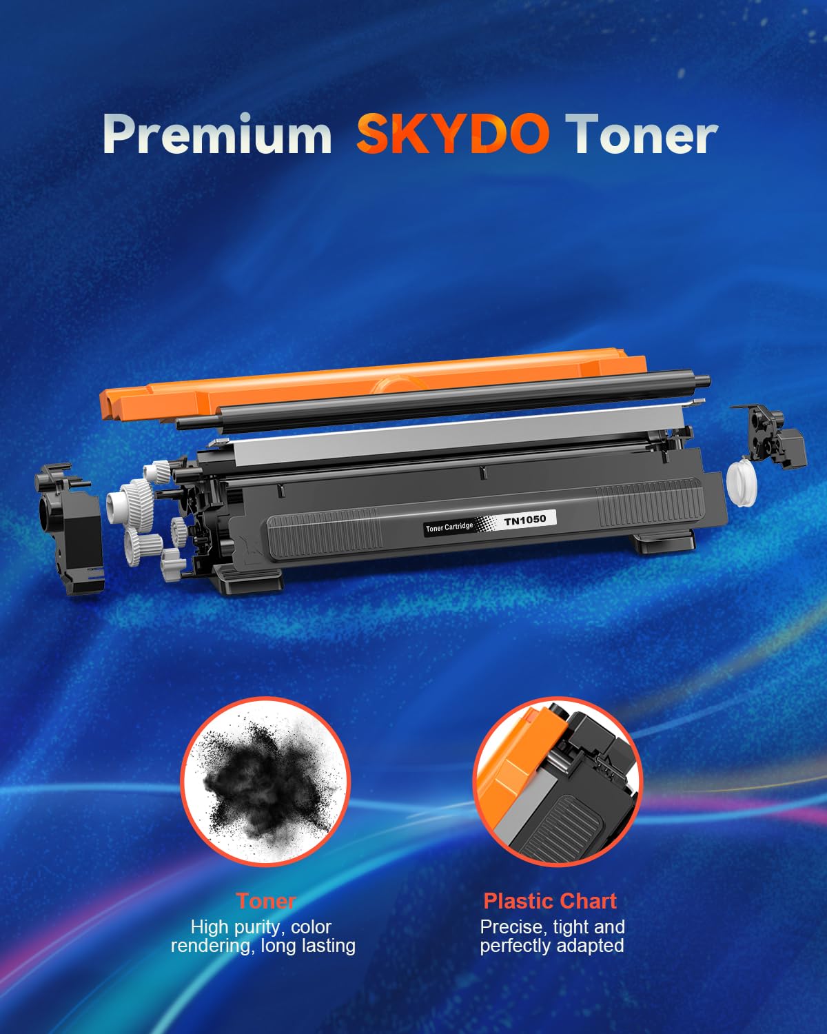 Toner TN1050 + Tamburo DR1050 Compatibili per Brother TN1050 Toner DR1050 Tamburo per Brother DCP-1612W DCP-1610W DCP-1510 DCP-1512 MFC-1910W MFC-1810 HL-1110 HL-1210W HL-1212W HL-1112 DCP1612W