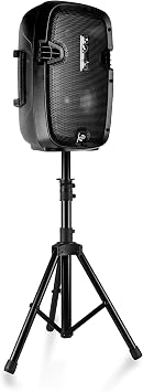 Pyle Wireless Portable PA System - Bluetooth Compatible Active + Passive Pair Outdoor Sound Speakers & Professional Audio Mixer Sound Board Console System Interfacen Streaming FX 16-Bit DSP Processor