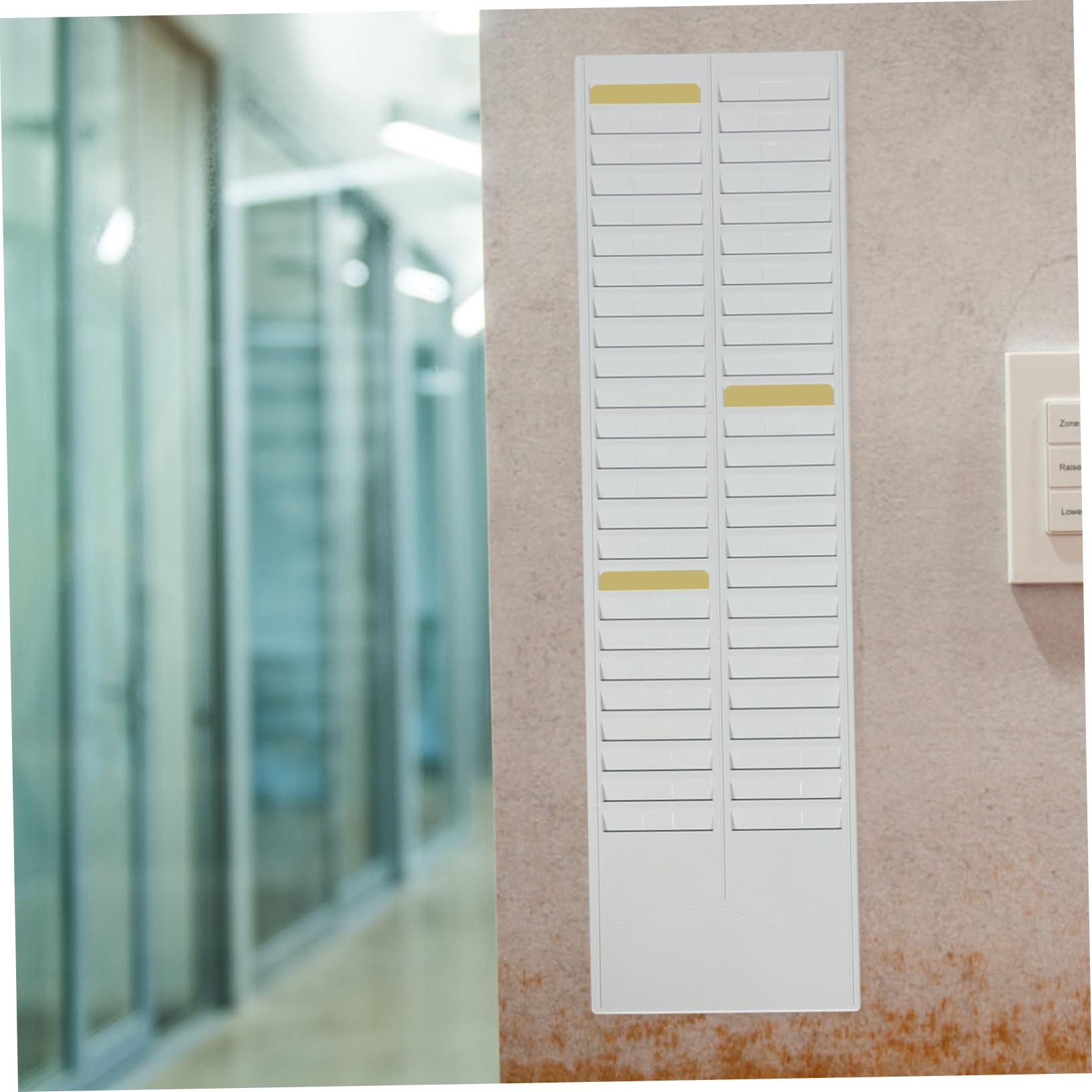 Estante Flexible Para Almacenamiento 50 Tarjetas De Soporte Plástico Resistente Pared Organizador De Mercancías
