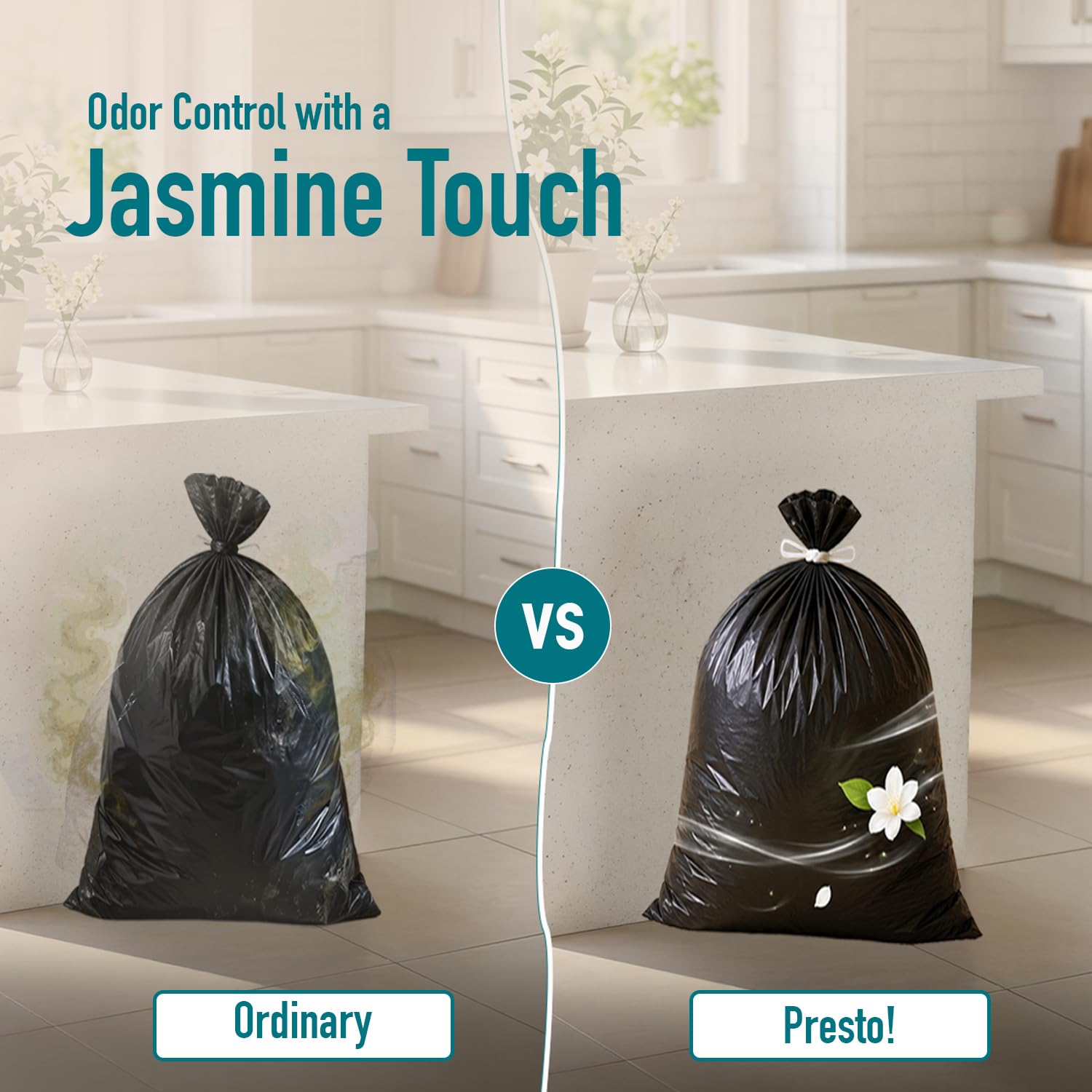 Presto! Perfume Garbage Bags - 120 Count -4