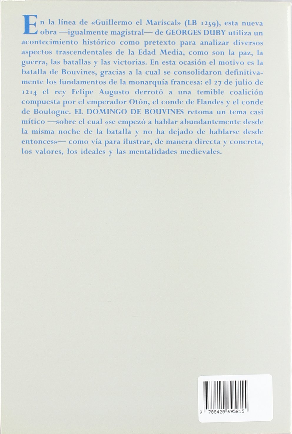 El domingo de Bouvines: 24 de julio de 1214 (Libros Singulares (Ls))