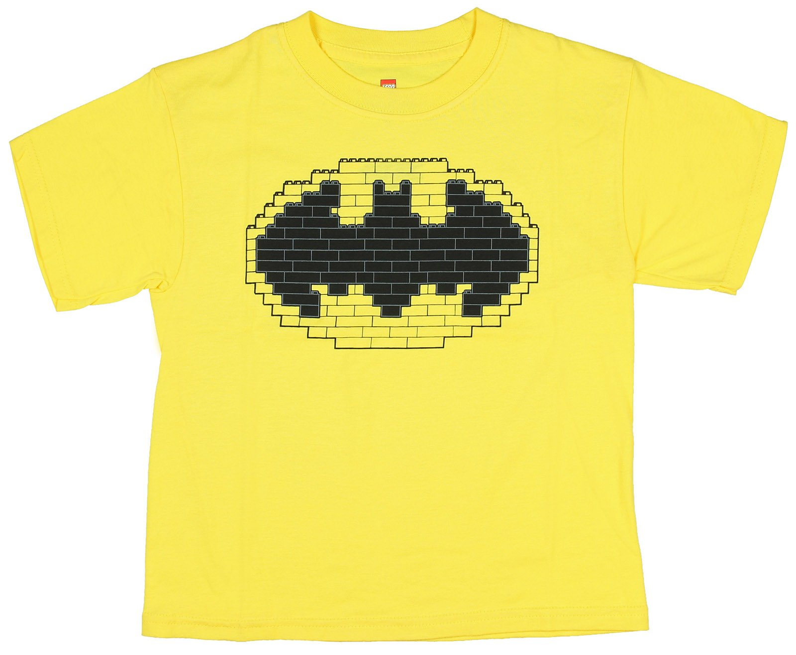 Boys DC Comics Lego Batman Movie Batman Logo Yellow Graphic T-Shirt - X-Large