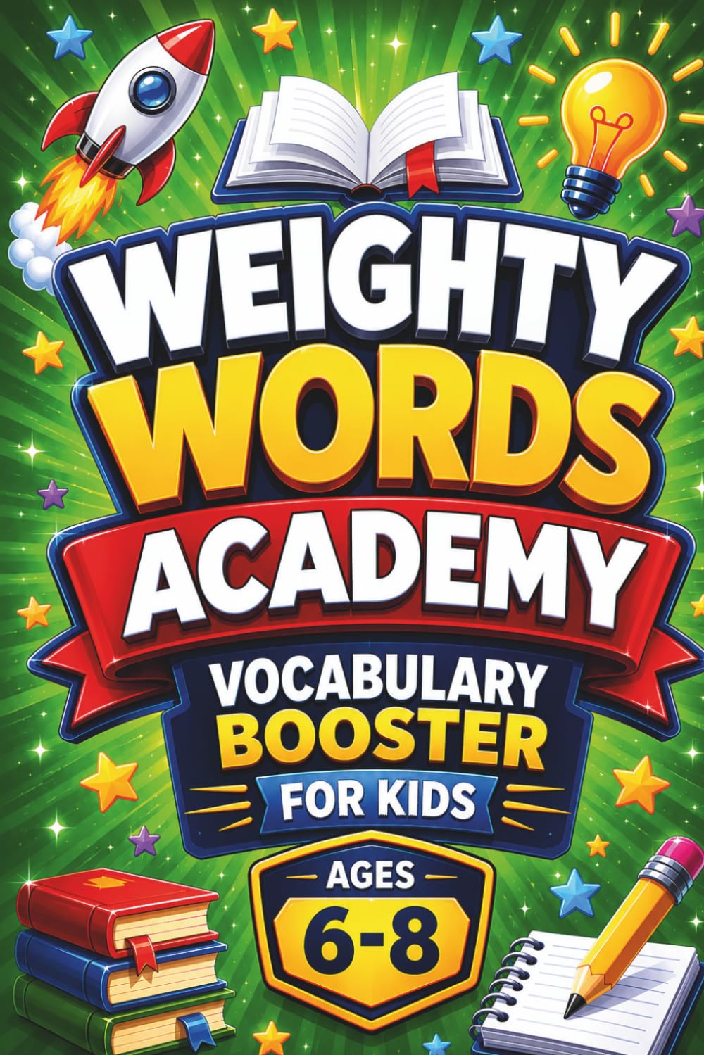 Weighty Words Book For Kids Ages 6-8: A Vocabulary Booster for Kids With Short Stories, Memory Tricks & Fun Activities to Help Them Read More ... Better & Shine at School (Readers For Kids)