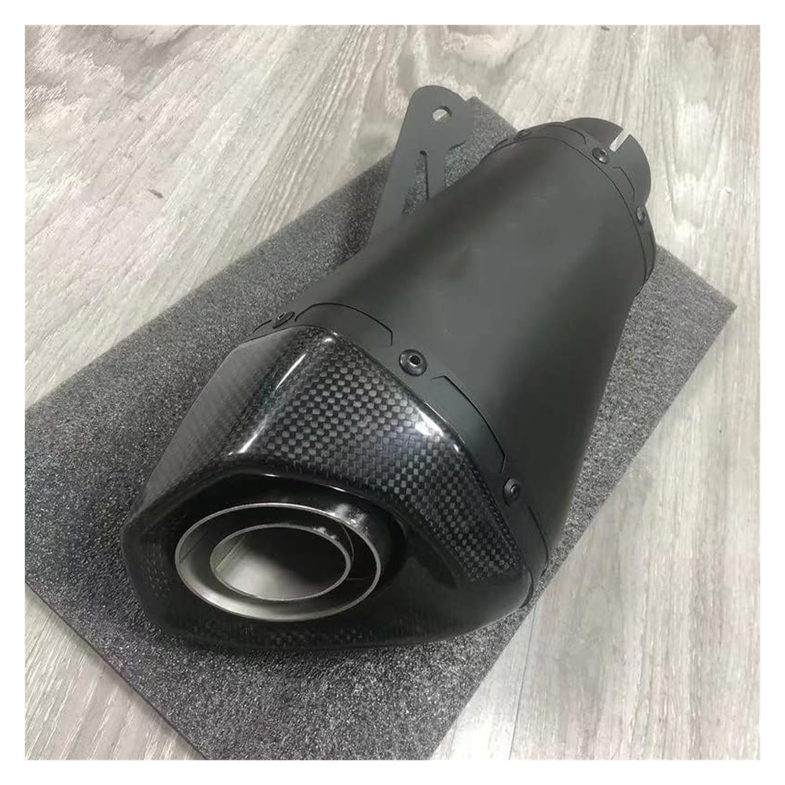 per BMW S1000RR S1000R 2010-2016 60 Mm Moto Scarico Escape Fibra di Carbonio Silenziatore Db Killer Modificato Collegamento Tubo Silenziatore Scarico Tubo