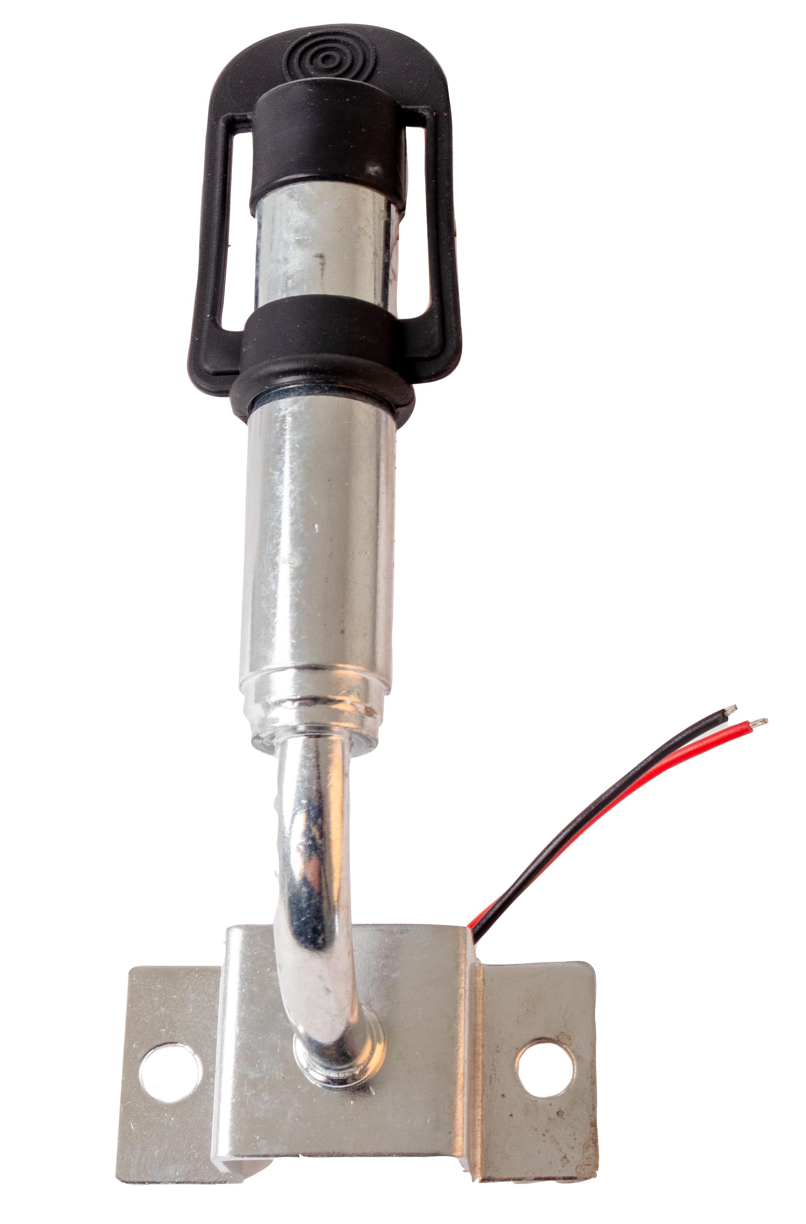 Ama Piantone per Lampeggiante Inclinabile 180° - Metallo Zincato, Altezza 170 mm, Diametro 24 mm, Compatibile con Lampeggianti Flessibili e a Imbuto