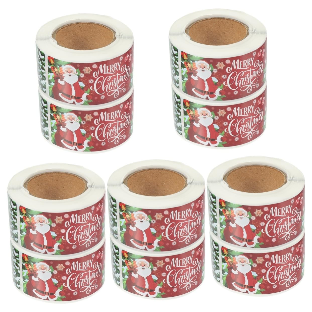 5set Adesivi Adesivi Natalizi Per Etichette Alimentari in ​​cera Per Il Matrimonio Lacca Con Sigillo Di Cera Adesiva Punto Adesivo in Vinile Rosso 2rolls*5