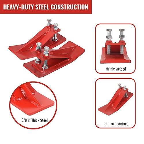 Miniatura 3 de 2 protectores de cubo de tractor, protector de borde de esquí, versión mejorada, grosor de 38 pulgadas, dispositivo antideslizante de borde de cubo,