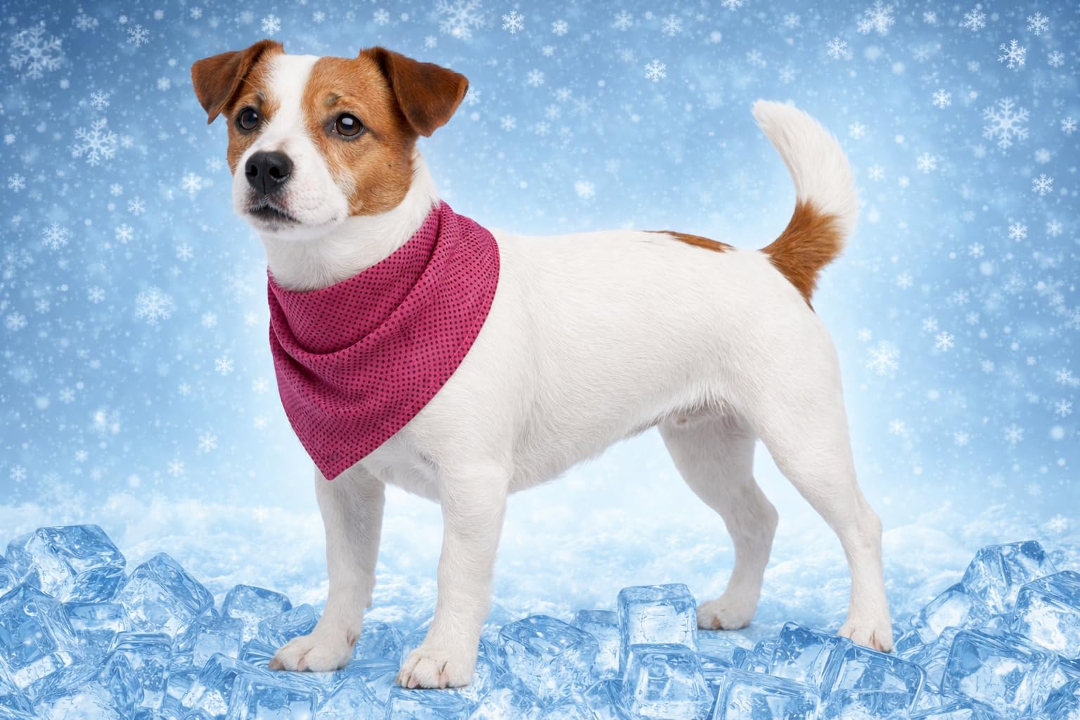 Flamingo COOLING BANDANA FRESK INOU S PINK 52x22CM
