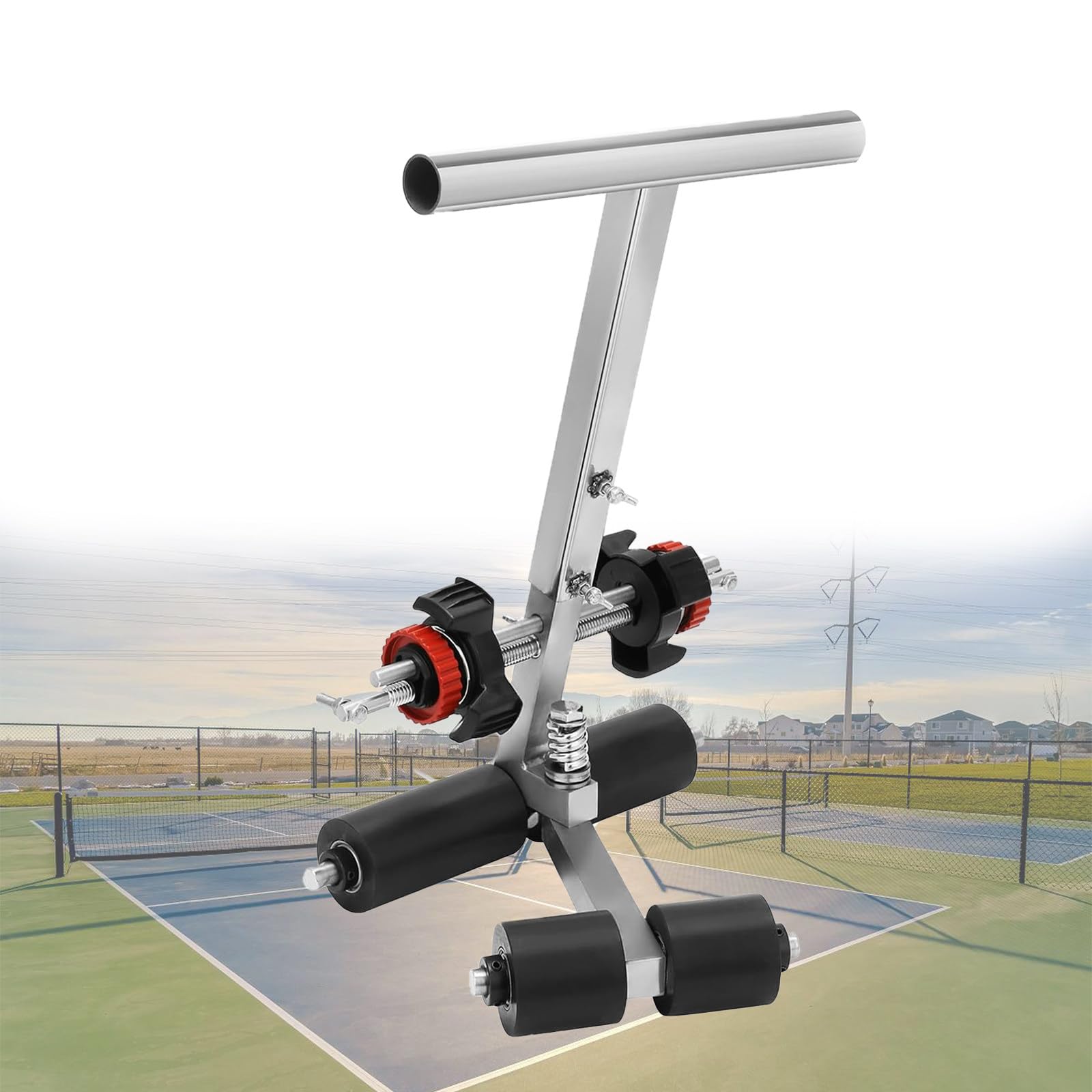 asdchZen Hand-Push Tape Pasting Machine, Basketball Court Marking Kit With Circle Drawing Kit, Tape Applicator For Garage, Ballpark, Track, Driveway, Asphalt Or Concrete,45Cm