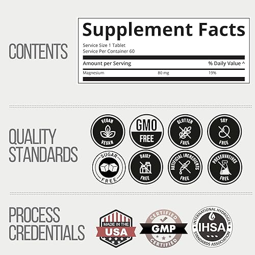 Miniatura 3 de Tabletas de agua de hidrógeno 60CT American Made & Company para agua potable 12 PPM Nanobubbles, apto para viajes