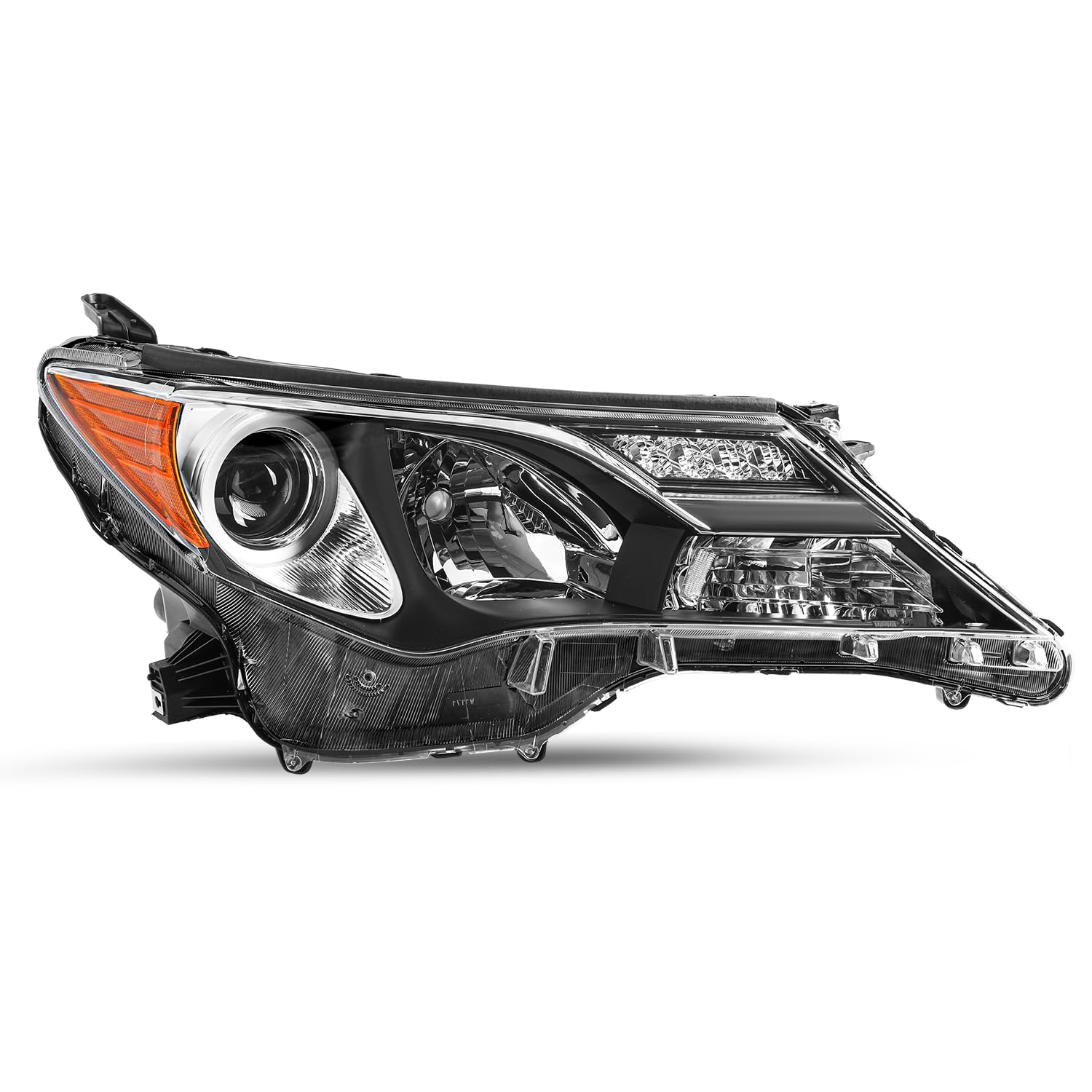 SOCKIRHeadlight Assembly Fit for 2013 2014 2015 Toyota Rav4, Halogen OEM Replacement Right Passenger Side