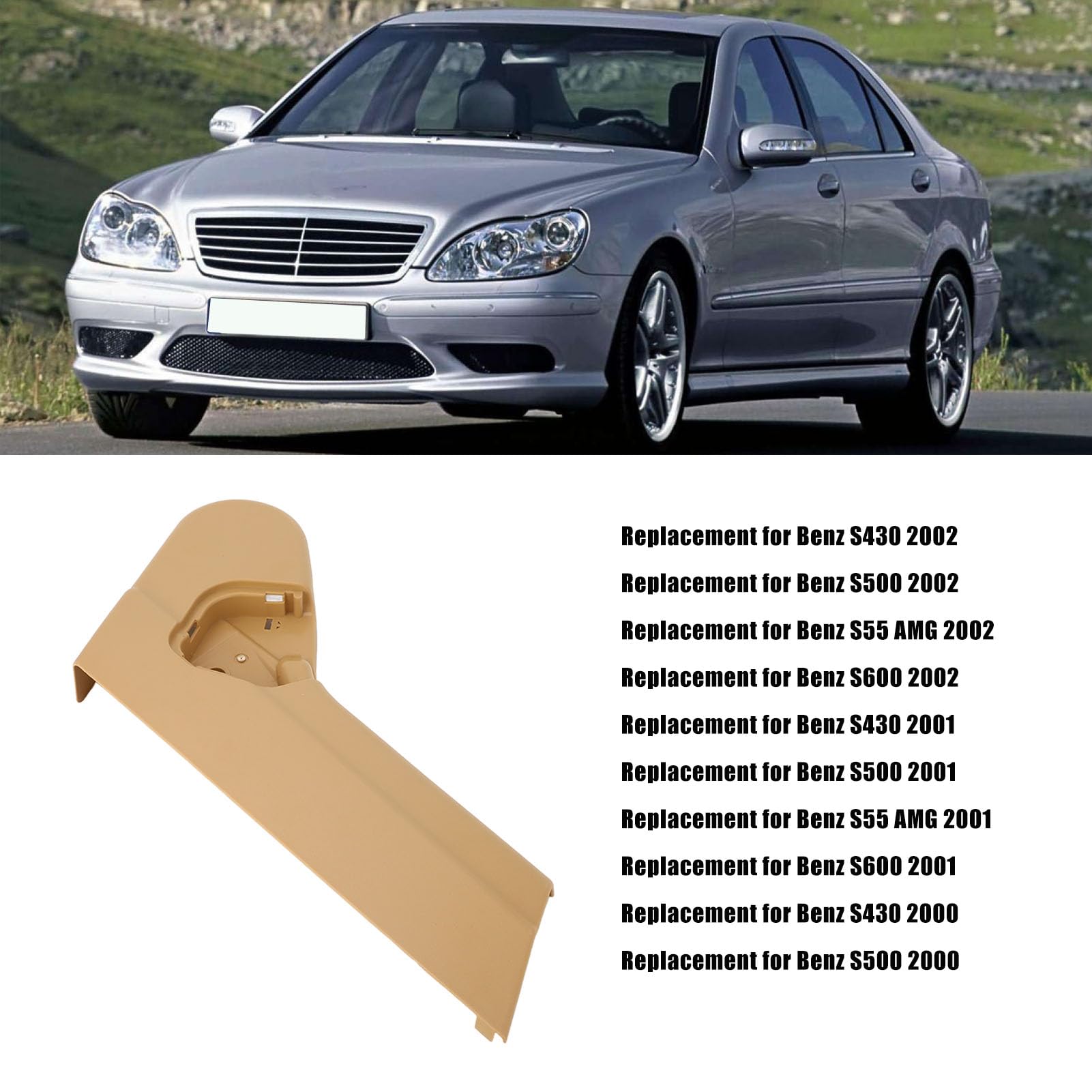 Sitzverkleidung rechts, Frontblende für W220 S500 2000 (Beige)