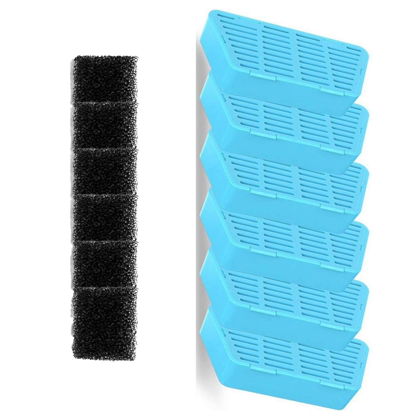 Zwwaazhf 6X Replacement And Sponges For Automatic Cats Water Fountain Battery Operated Pet Water Dispensers Accessories Replacement For Cats