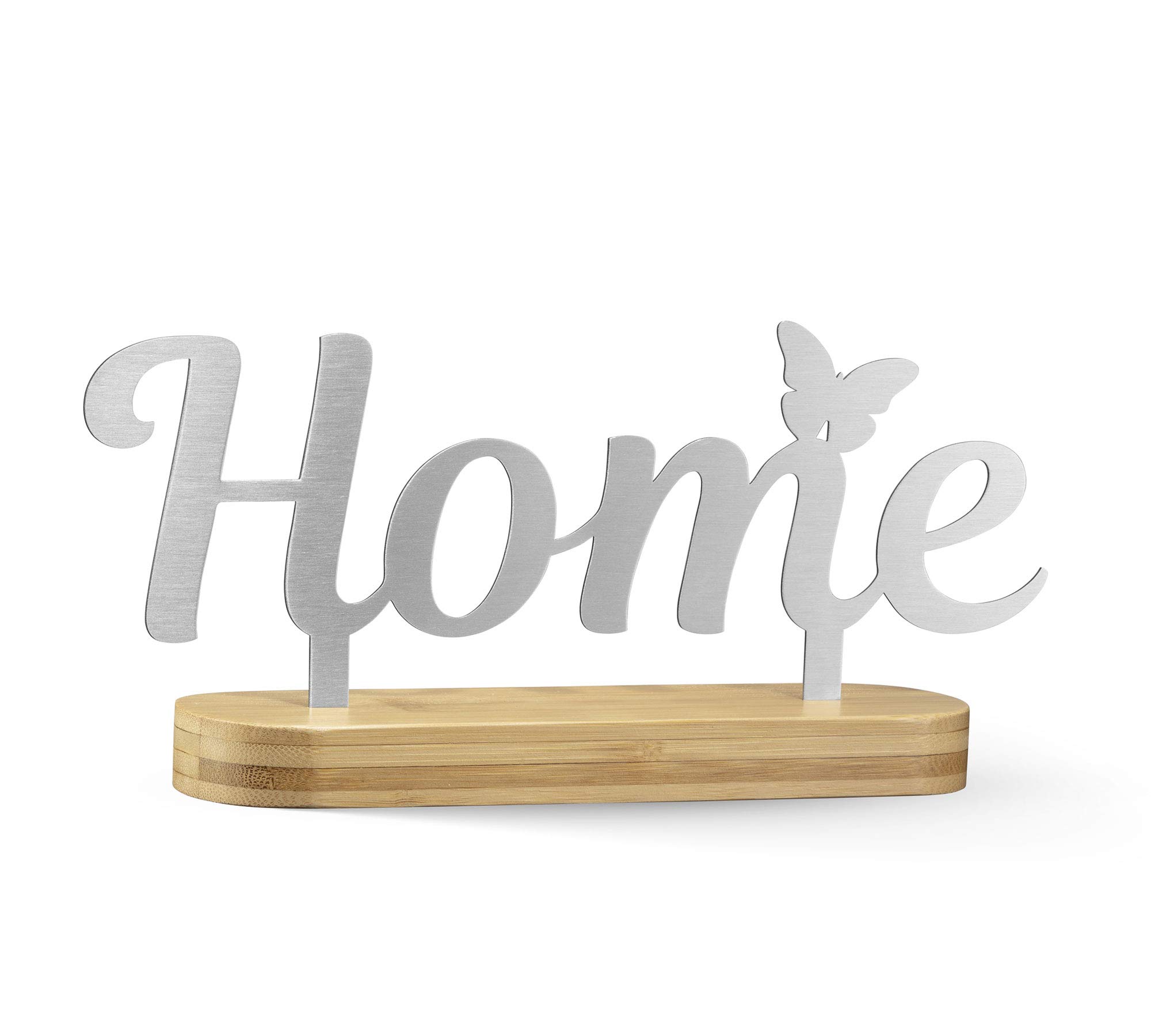 Buy NOX Design Home Sign with Stylish Bamboo Stand Small Signs for
