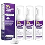 5% Minoxidil Foam for Women Hair Growth Foam Suitable for Hair Thinning Receding Hairline and Hair Loss to Hair Regrowth Get Thicker Fuller Hair 3 Bottles 2.11 Ounces Each