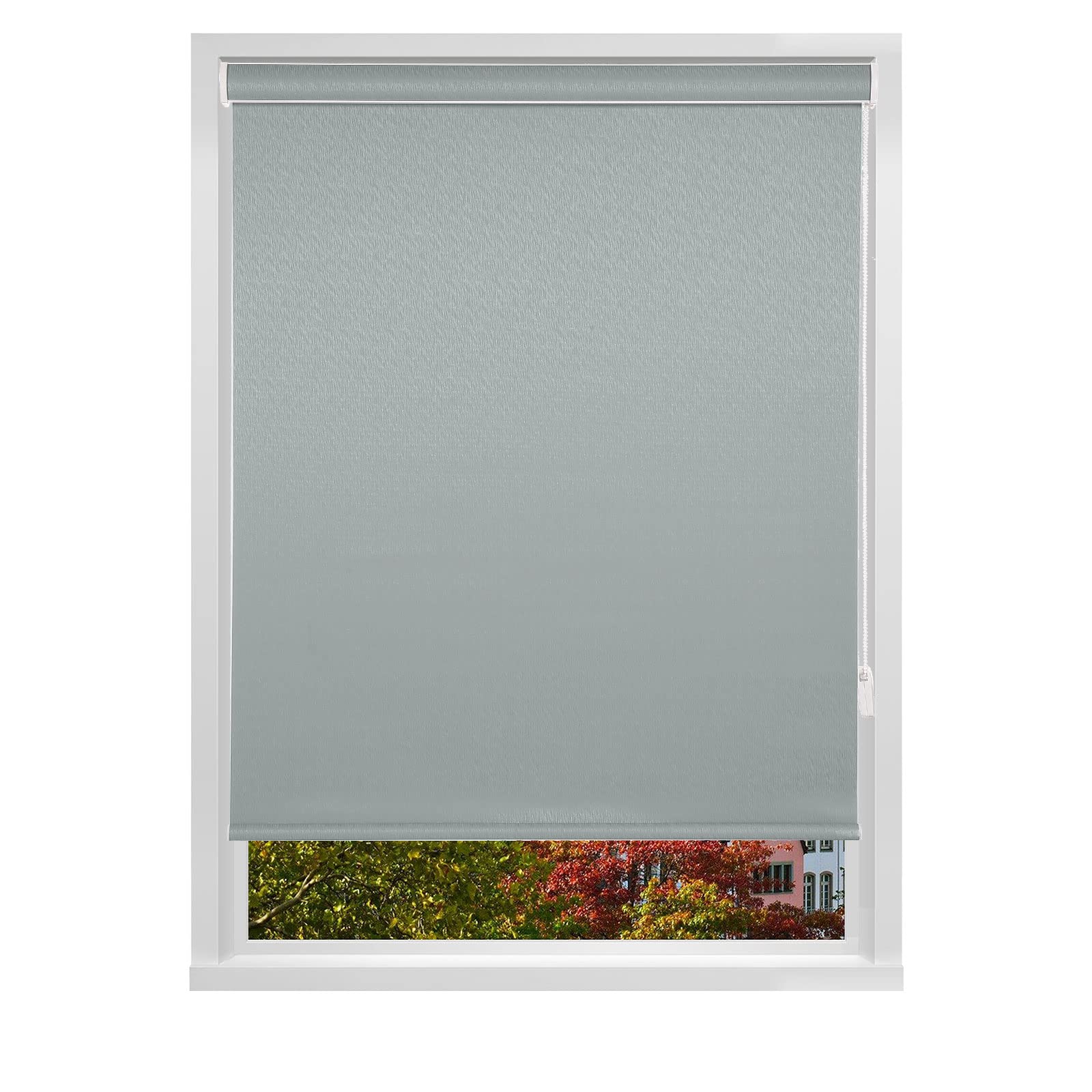 MYshade Custom Blackout Roller Window Shades Corded Roller Shades for Windows Friendly Fabric Easy to Install