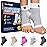 Compression Socks for Plantar Fasciitis & Achilles Tendonitis Relief - Pair of Ankle Compression Sleeves for Foot Swelling, Heel Spurs, Pain & Fatigue - Comfortable Arch Support Brace for Daily Use (White, X-Large)