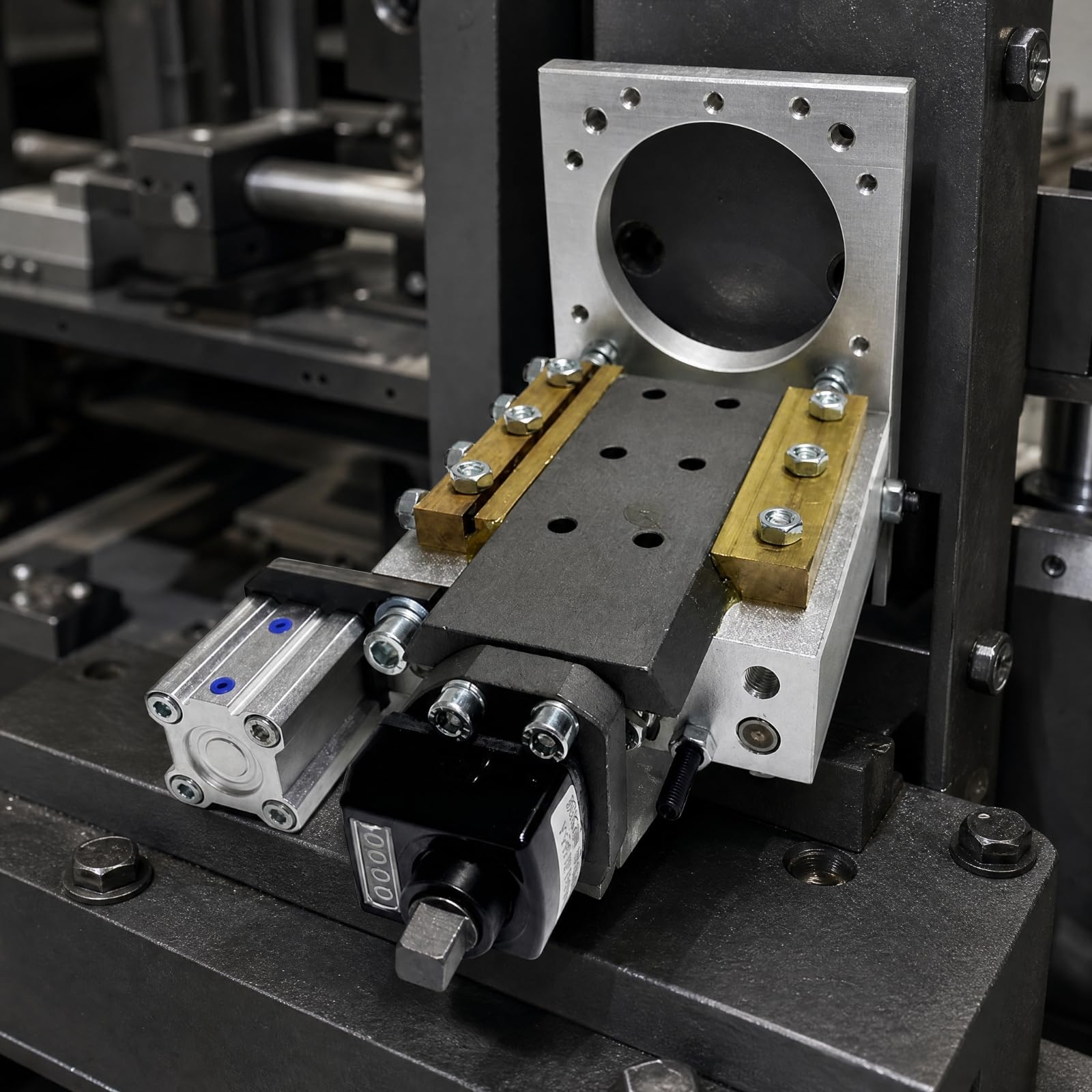 MERIGLARE Montaje Resisn Base Montaje Metálica Práctico para Mecánicos, Ensamblaje Motor Guía