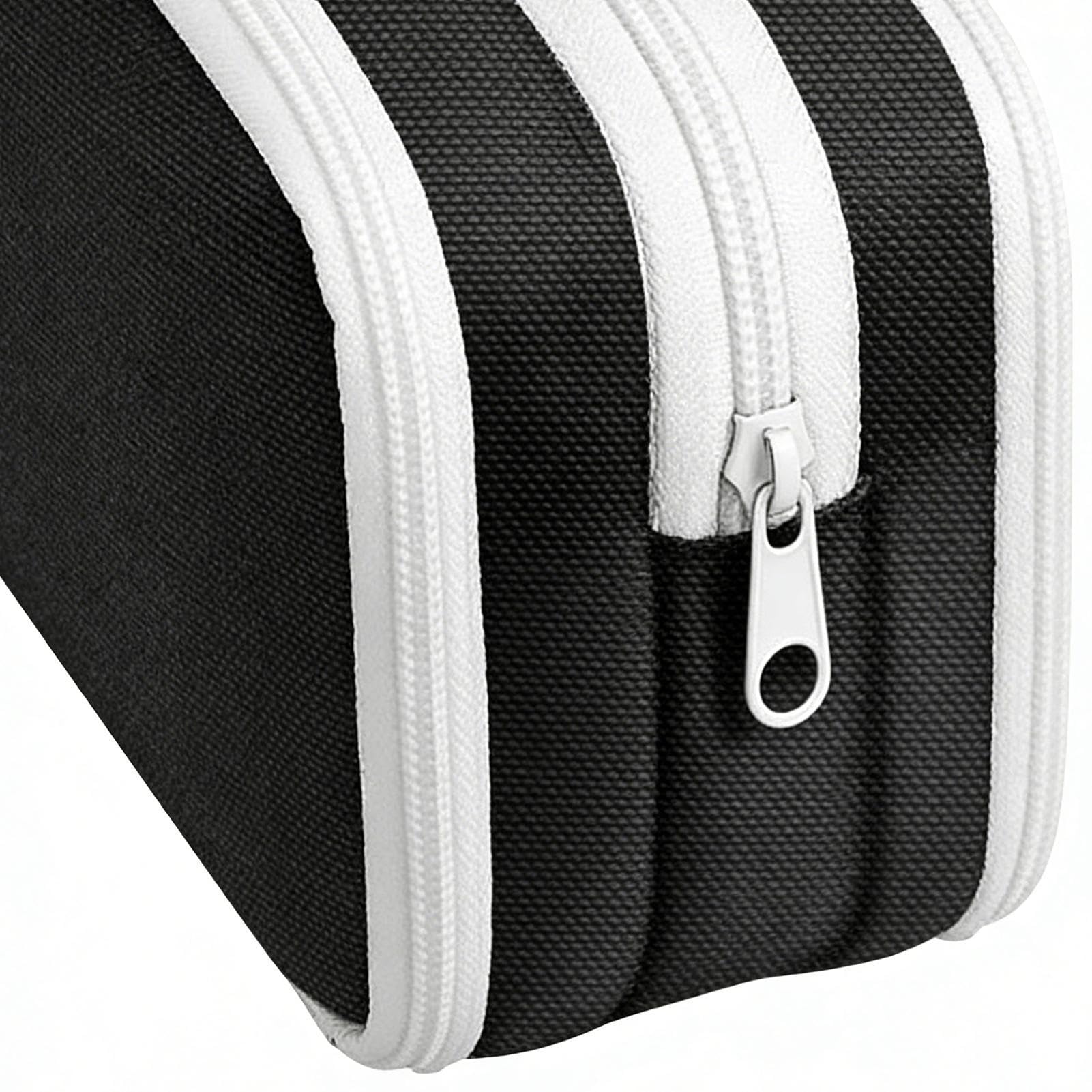 Generisch Astuccio Gatto Nero - Grande Kit di stoccaggio per penne, cancelleria, chiusura lampo, divertente stile decorativo, pratica borsa quotidiana per studenti