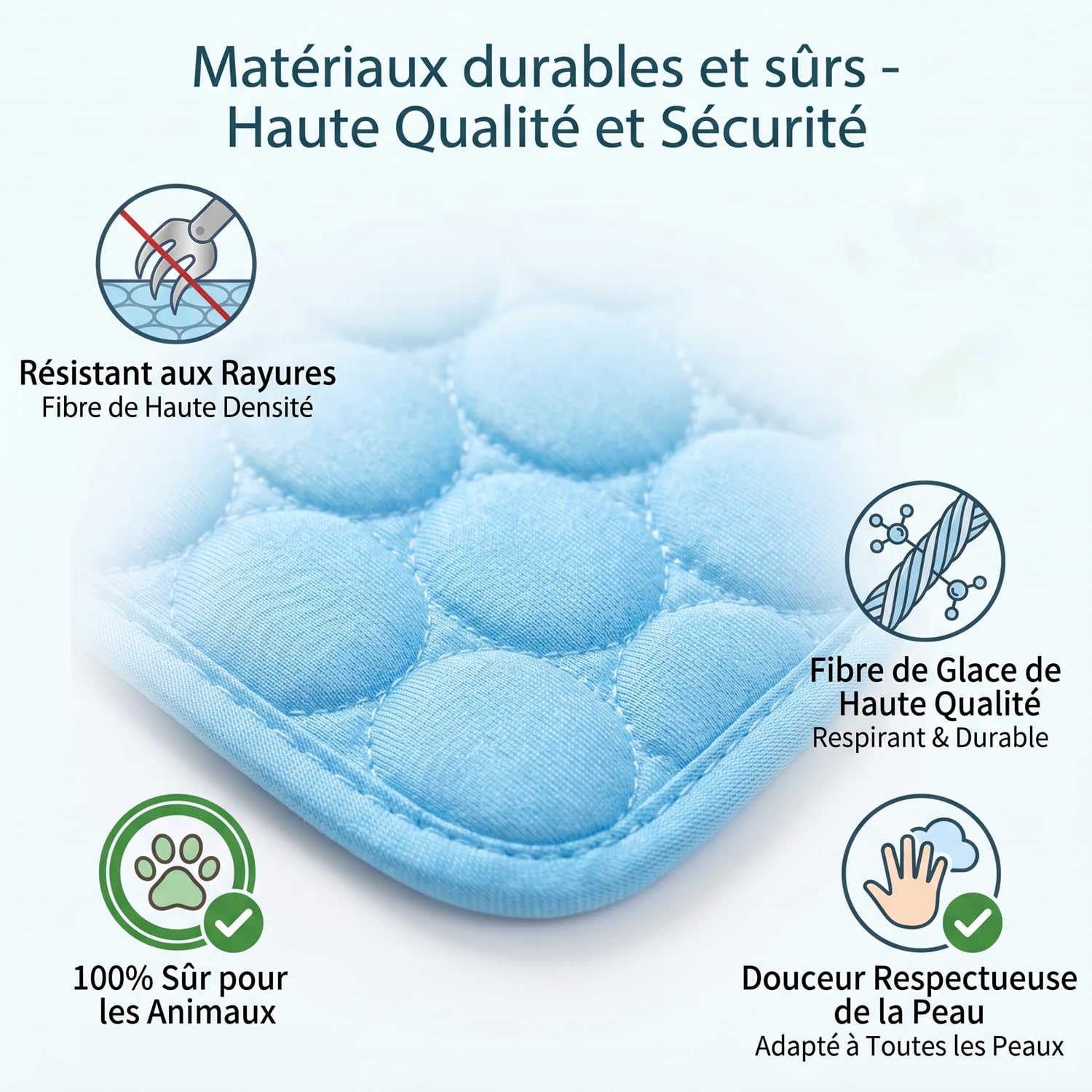 Coolnap Pour Chien Tapis RafraîChissant Chien Coolnap | Le Tapis Qui Reste Frais — MêMe AprèS Des Heures Sous Votre Chien. Tapis Pour Chien Coolnap Moelleux Et Confortable Pour L'éTé (Gris, M)
