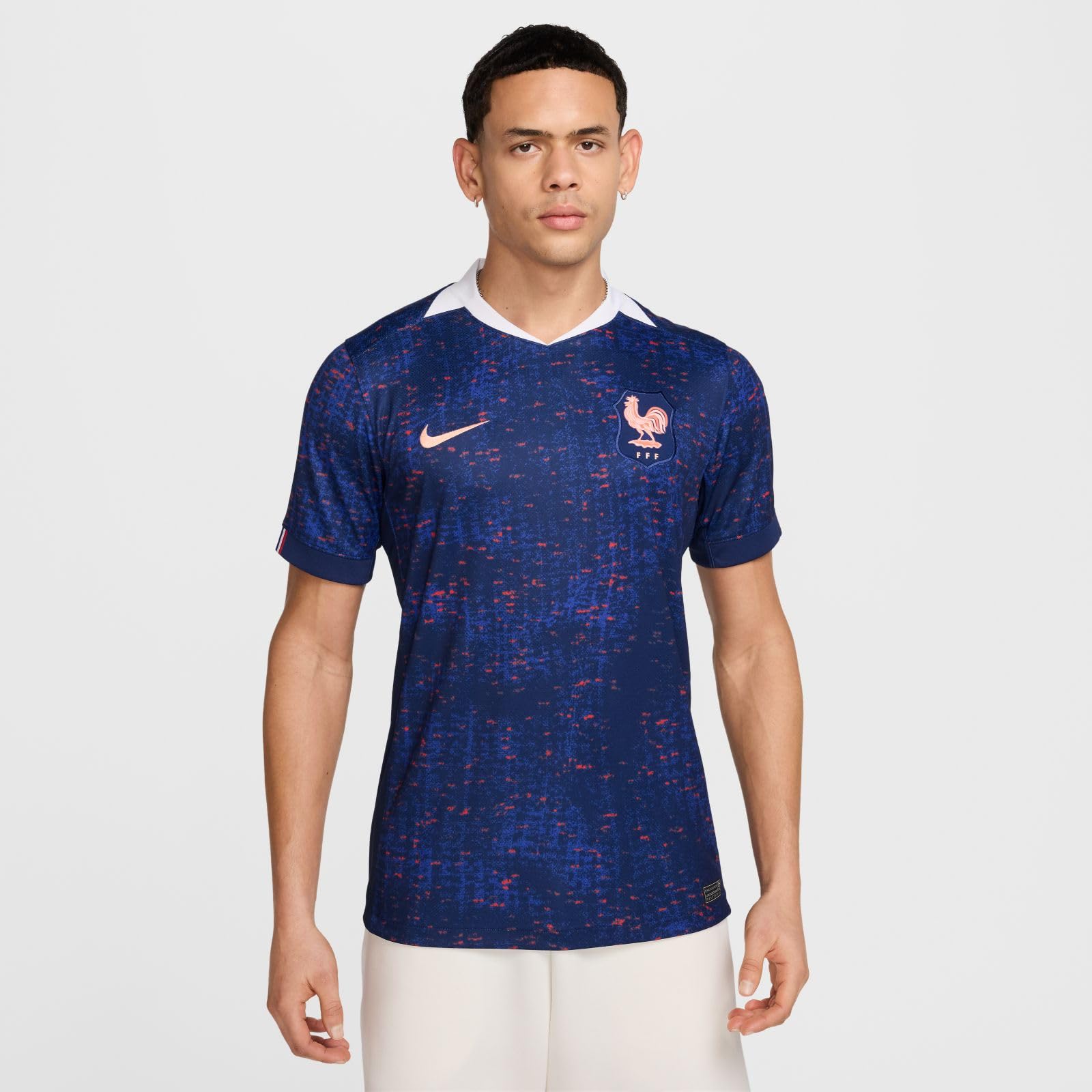 Nike FFF 2025 Stadium Home (Frauenteam) Nike Dri-Fit Replika-fußballtrikot für Herren Maglia da Calcio Replica Uomo