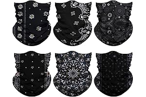 Seamless Tube Scarf Bandana Face Mask for Women