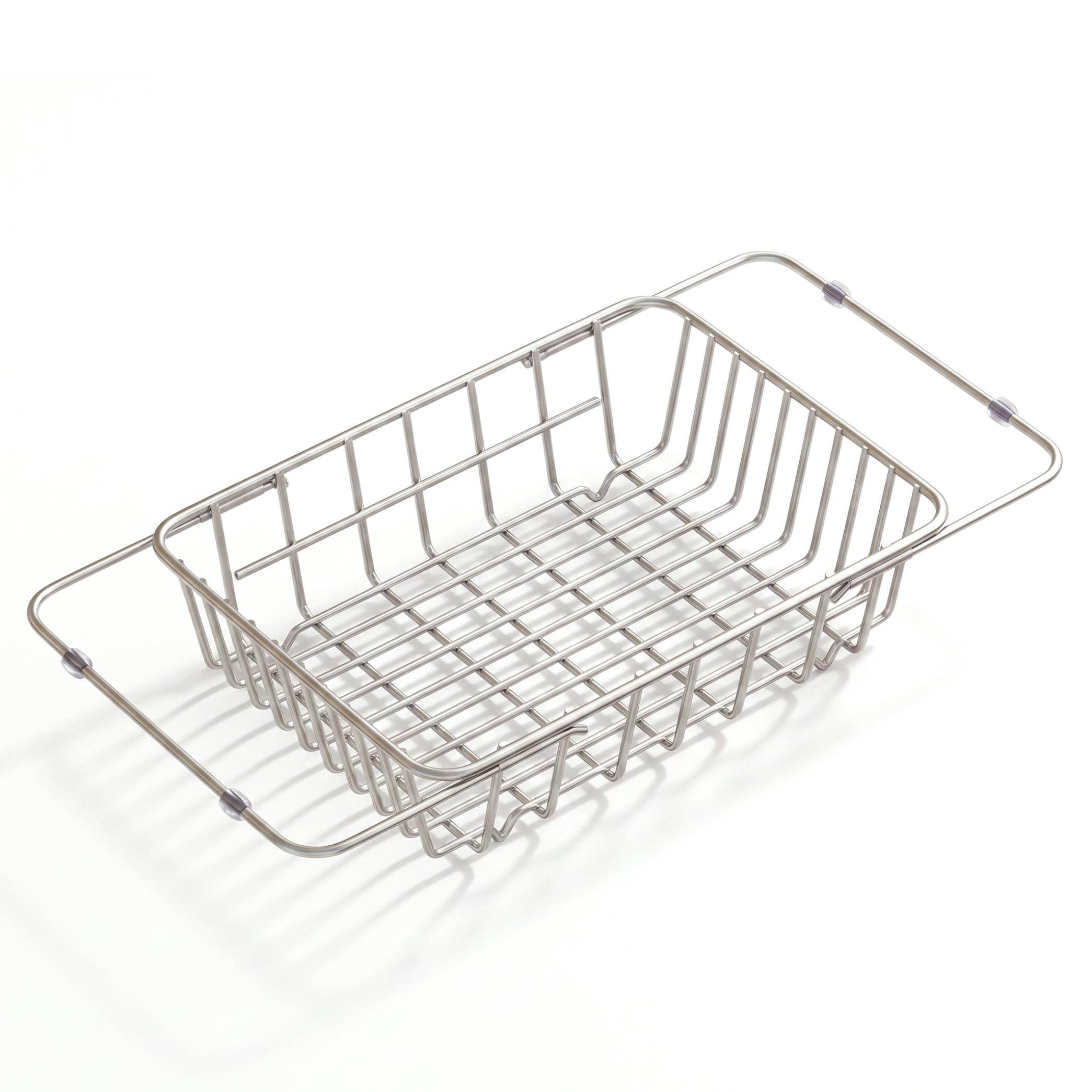 Estante para Platos para Fregadero, Estante para secar Platos expandible de Gran Capacidad en el Fregadero