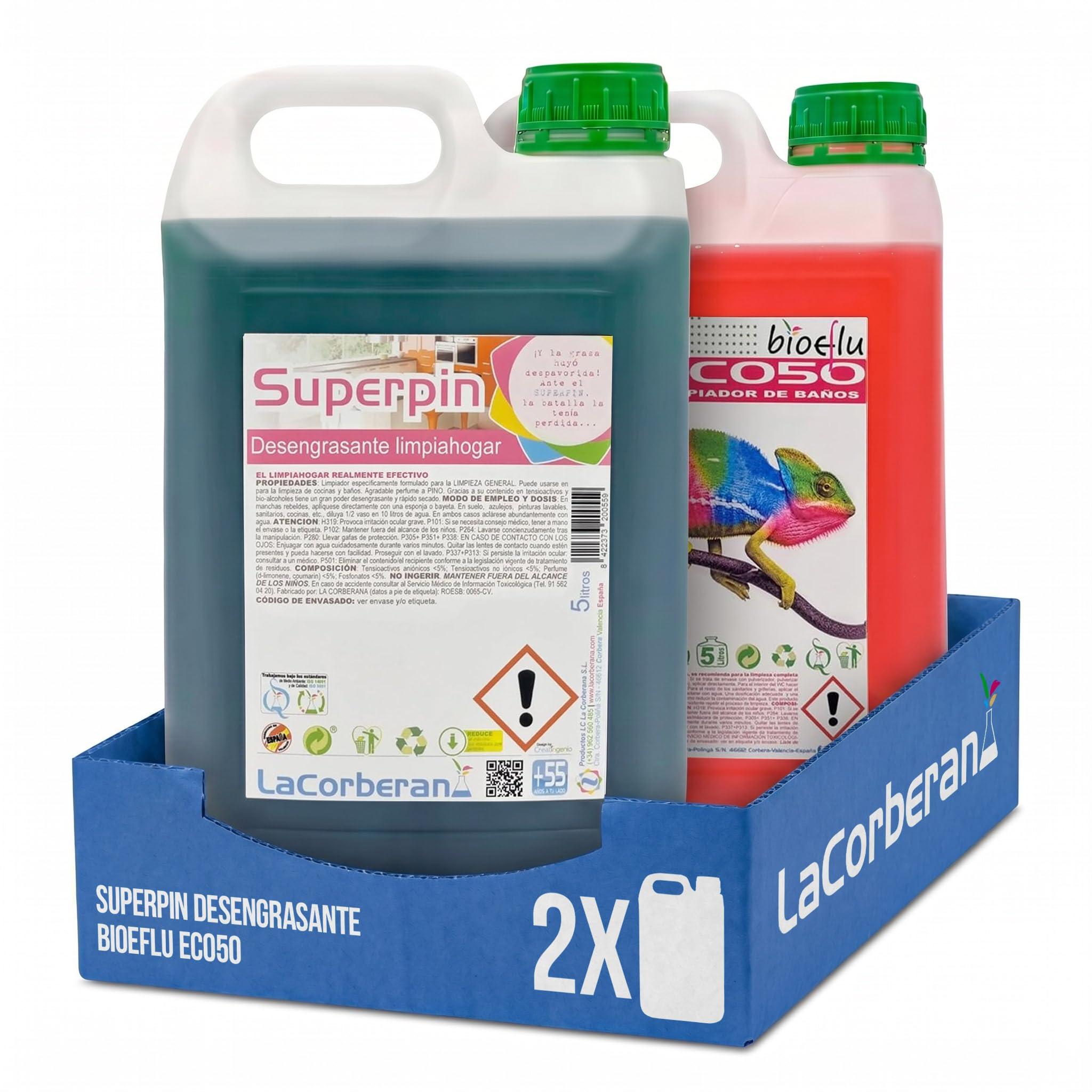 Pack Limpieza Baños ECO50 y Superpin