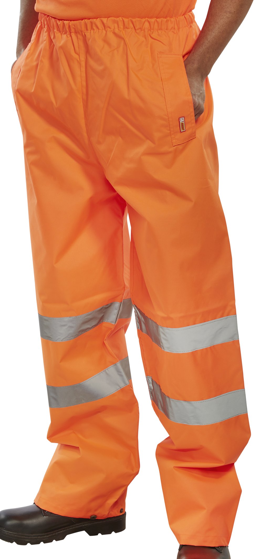 Beeswift Orange High - Visibility Traffic Trousers - Medium