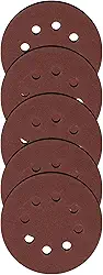 MTX Disco de Lixa com Perfurado P120 – 125mm, Óxido de Alumínio, 5 Peças – Para Moedor Angular, Madeira, Metal e Plástico