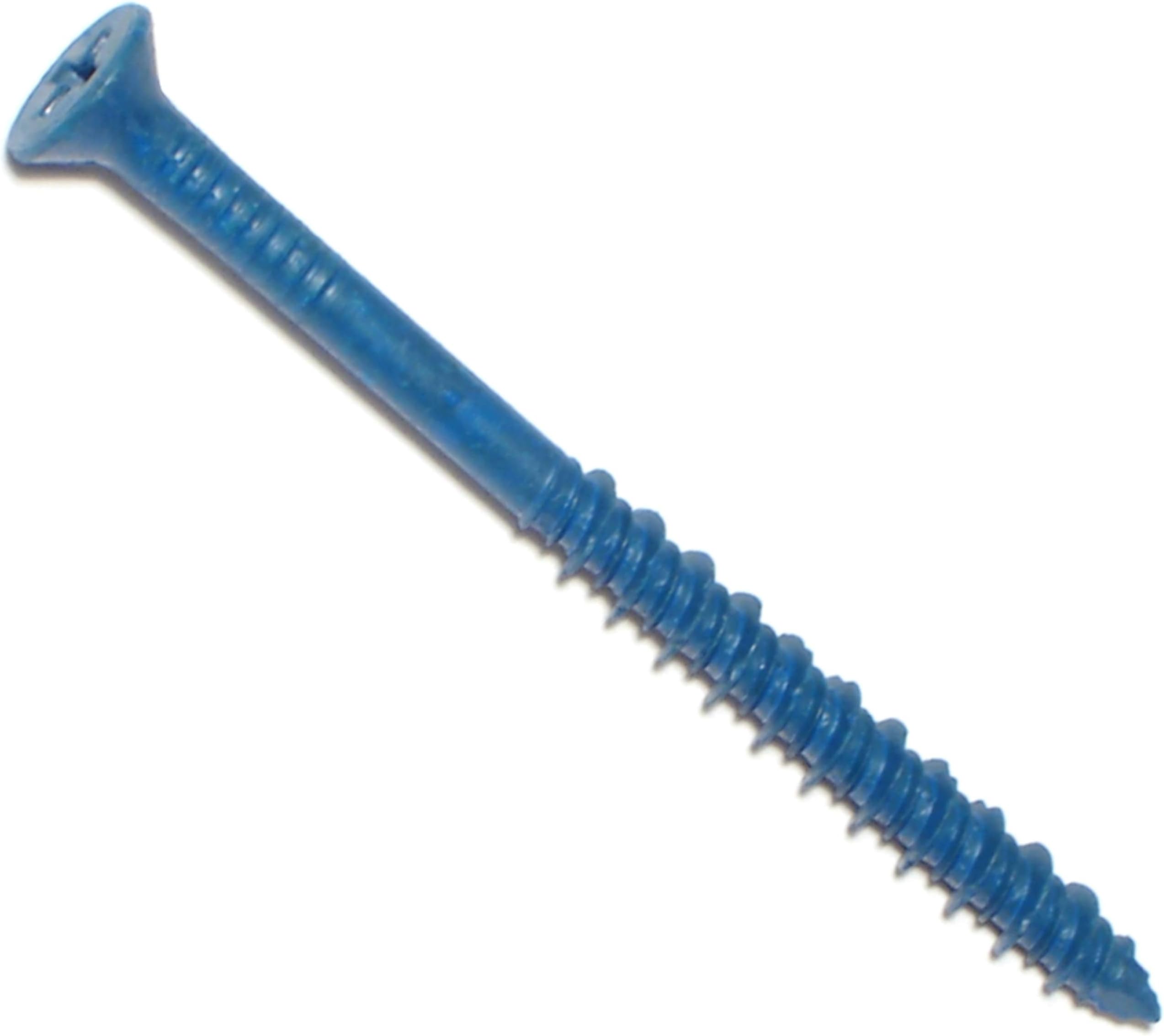 014973211660 Phillips Flat Tapcon Screws, 3/16 x 2-3/4-Inch, 15-Piece