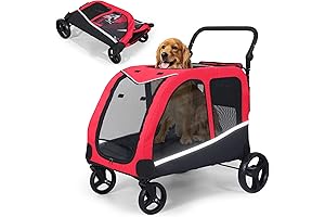 [BIG DOG STROLLER] Dog Stroller For Big Dogs 160 lbs, Extra Large...