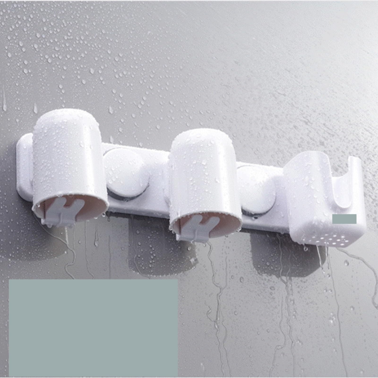 Soporte Cepillo De Dientes No Se Requiere Perforación For El Juego De Portacepillos Dientes Montado En La Pared Portavasos For Cepillos Práctico Organizador De Baño(B)