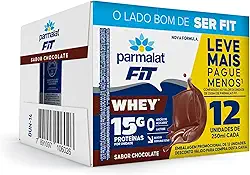 Parmalat Fit Bebida Proteica Chocolate 15g de Proteína 250mL – 12 Unidades