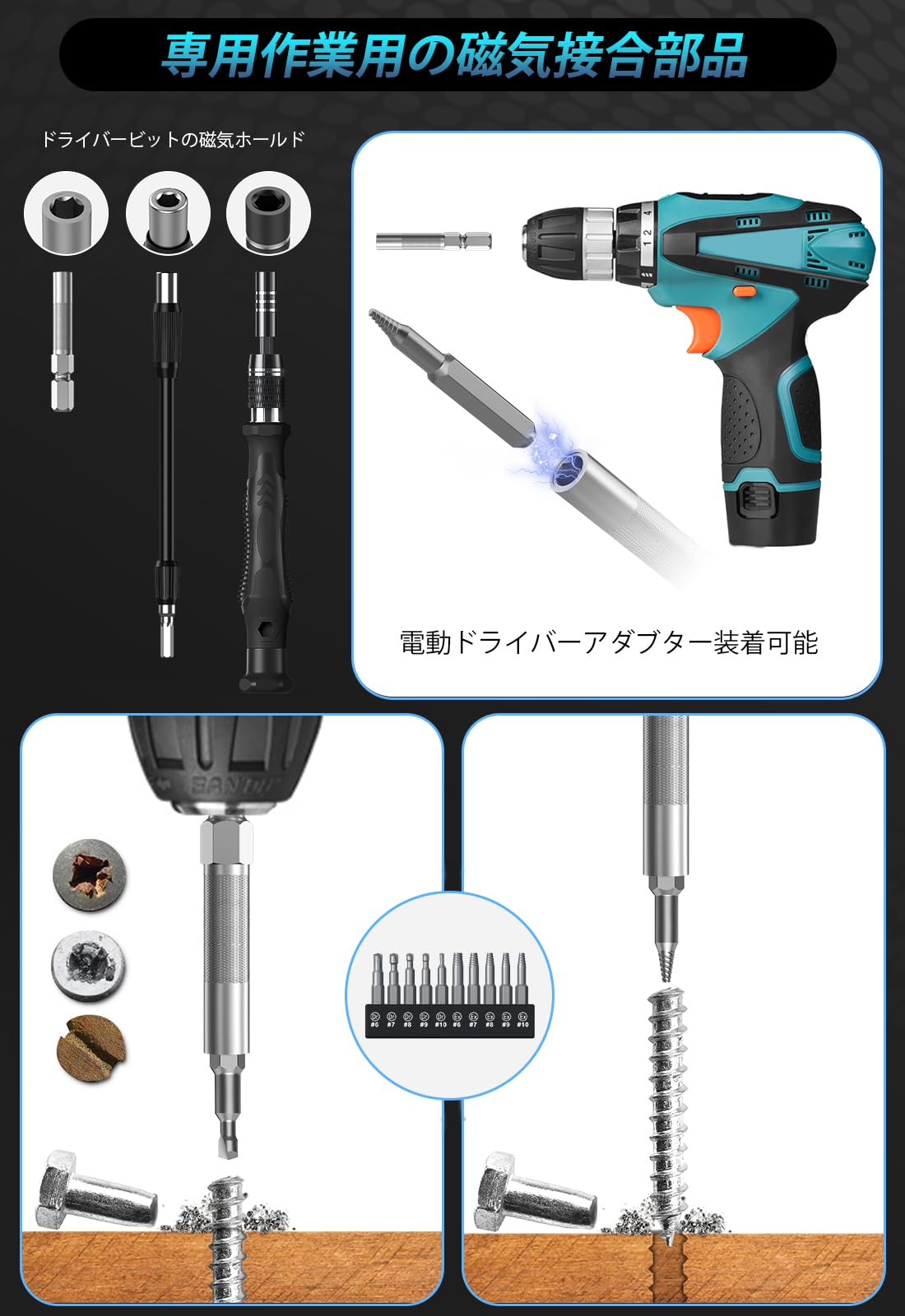 MOVMAO 精密ドライバーセット 145 In 1 トルクスドライバー 多機能ツールキット 磁石付き トルクス マイナス 三角 六角 星型 y字ビット Switch Mac PS5 iPhone スマホ メガネ 修理 帯電防止リストバンド 金属ハンドル付き Black
