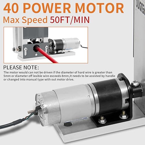 Miniatura 7 de HAowosi Máquina pelacables automática de 0.04 a 0.79 pulgadas, manual y con taladro, máquina peladora de cables de chatarra de 40 W de potencia,