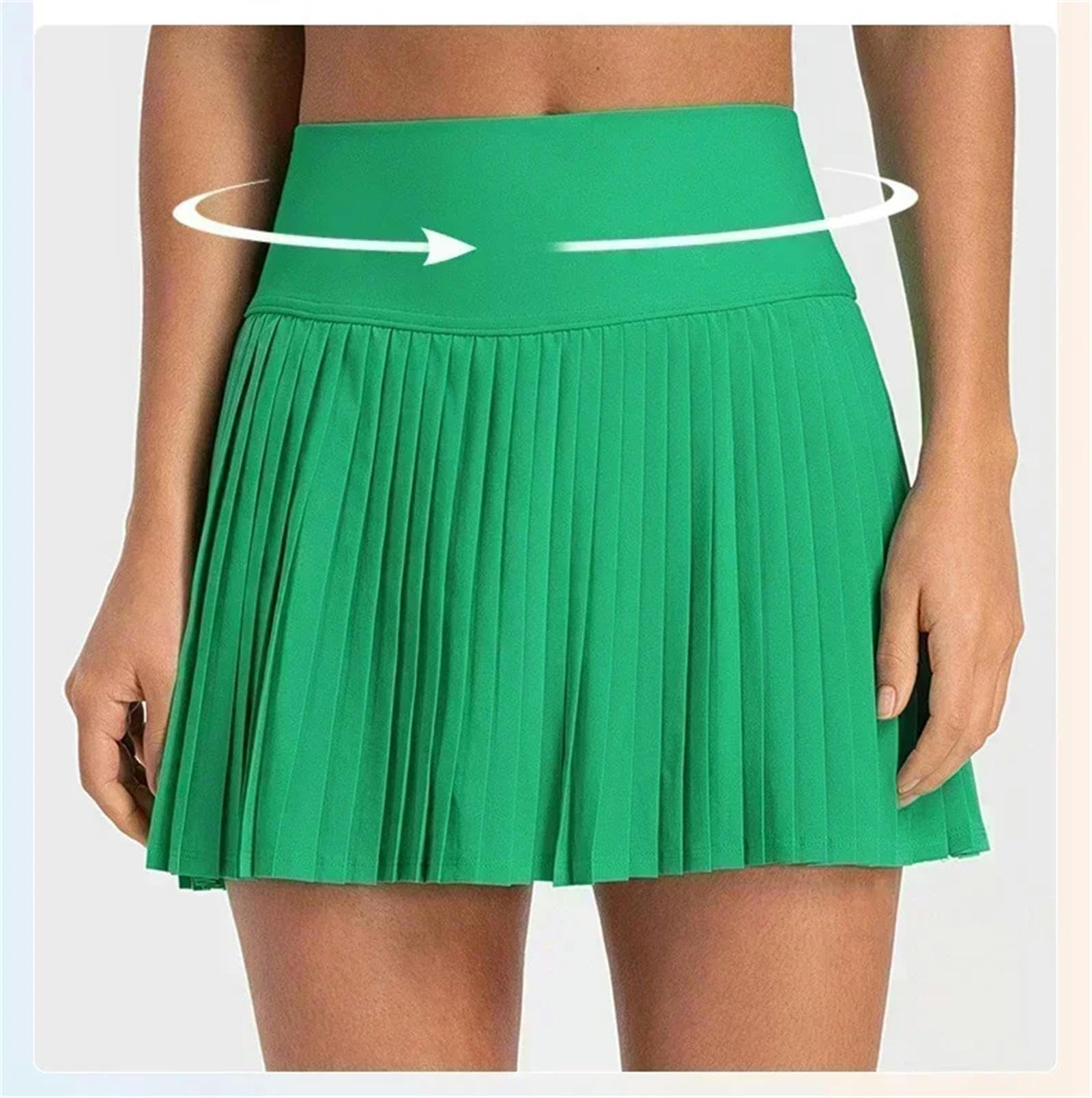 Jupe de Tennis Jupe Plissée Haute Taille pour Femmes