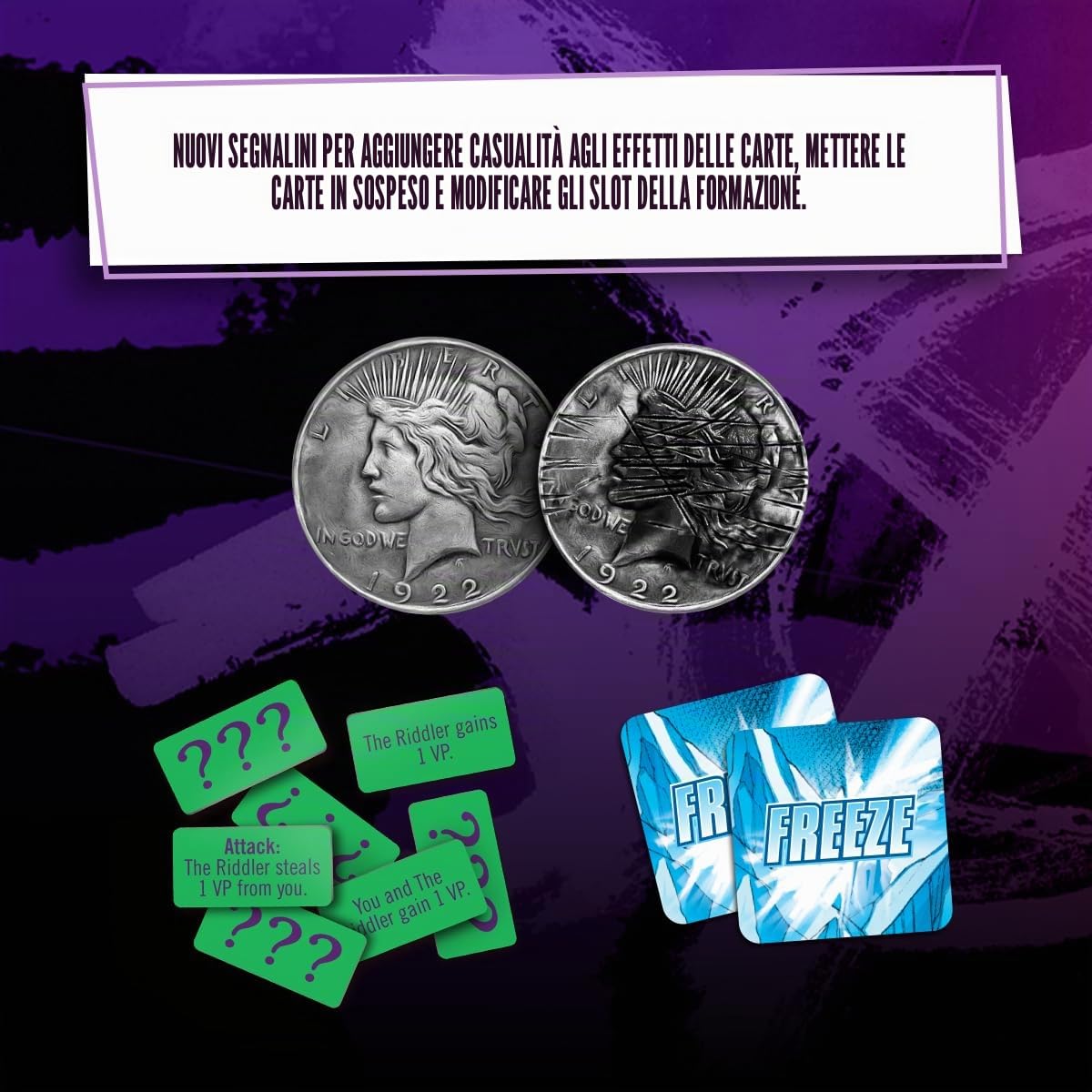 Cryptozoic | DC DBG Arkham Asylum | Gioco Di Carte Deck-Building Con Nuove Meccaniche E Contenuti Promo | 2-4 Giocatori | 60 Minuti