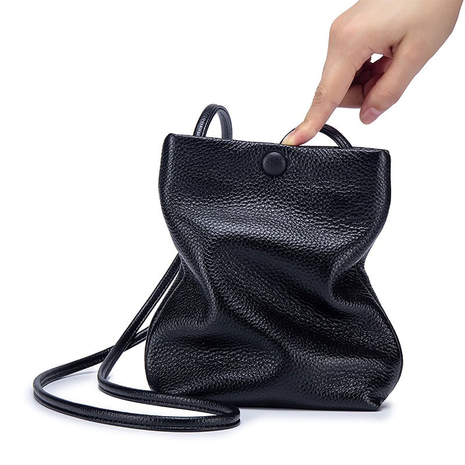 Torebki torby na ramię DamskieSkórzane torebki damskie Duża pojemność torby na ramię Kieszonka na telefon Etui na karty Torba typu crossbody (Czerwona)