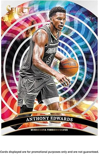 Miniatura 4 de Mega Box de baloncesto Panini Select NBA 2024-25 - Tarjetas oficiales de intercambio - Premios azules y rojos exclusivos de minoristas, tarjetas e