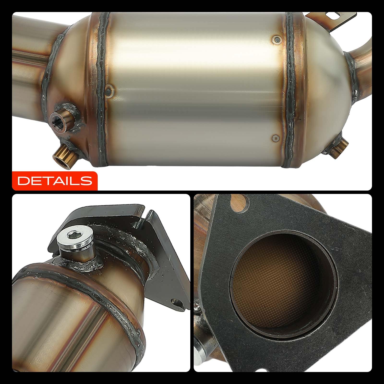 Frankberg DPF Dieselpartikelfilter Diesel Kompatibel mit A4 8K2 B8 2.0 TDI 2007-2012 A4 Allroad A4 Avant A5 A5 Cabriolet A5 Sportback Q5 Replace# 8K0254750NX