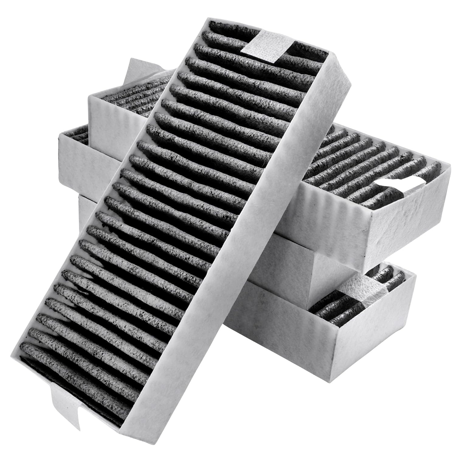 Reliapart Extractor Hob Active Carbon Filter Set (4 Pack) Compatible for Bosch PIE611 PVQ731 Series Recirculation Odour Filtration Filters 17006642 Replacement