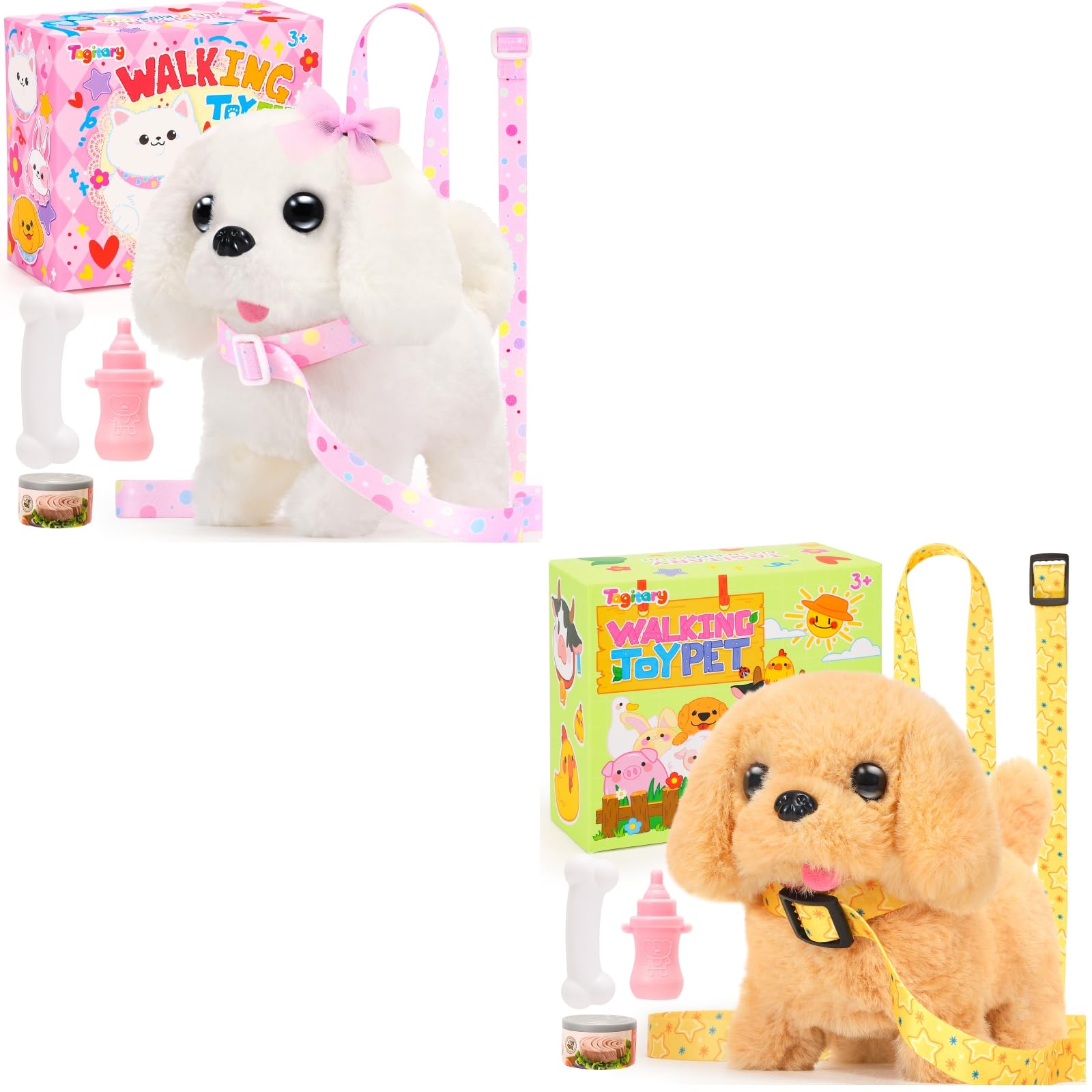 TagitaryPlush Toys Walking Dog Toys That Can Walk