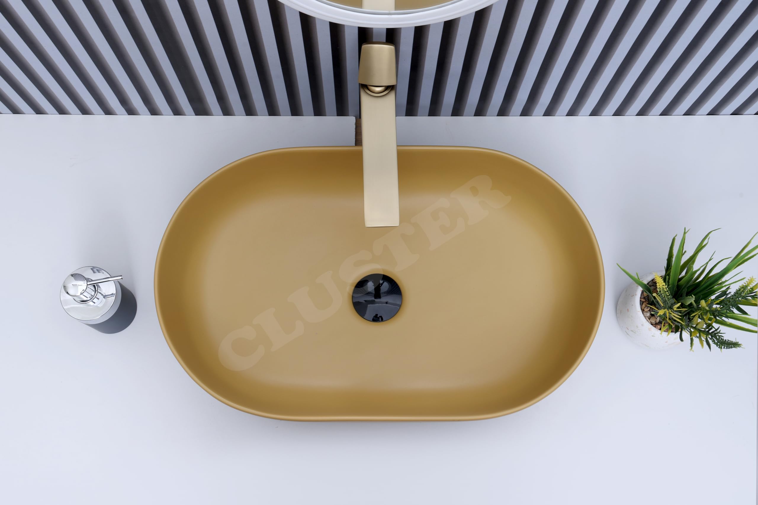 Cluster Designer Wash Basin - Ceramic Sink for Bathroom -12 Cluster Designer Wash Basin - Ceramic Sink for Bathroom -12